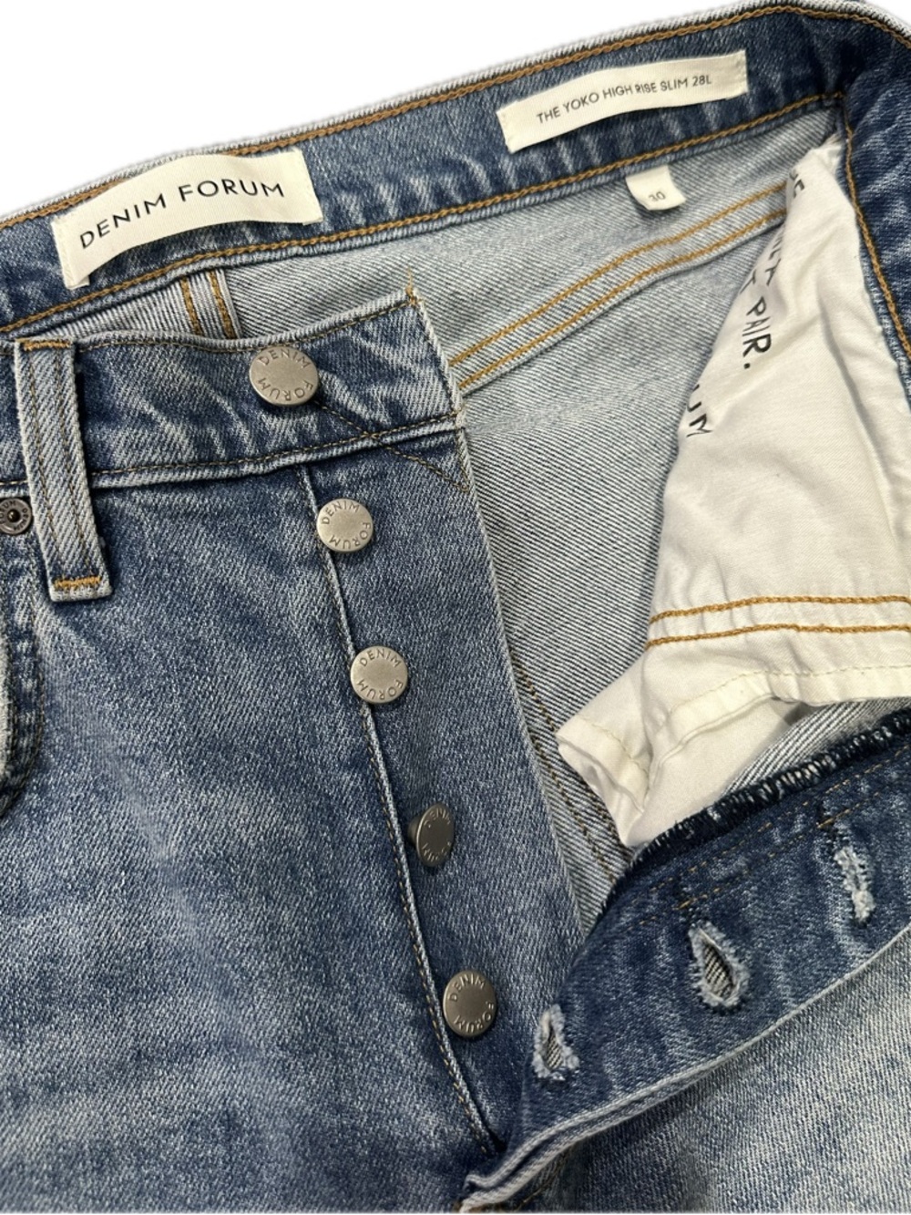 Aritzia Denim Forum The Yoko High Rise Slim 28L - Picture 6 of 9